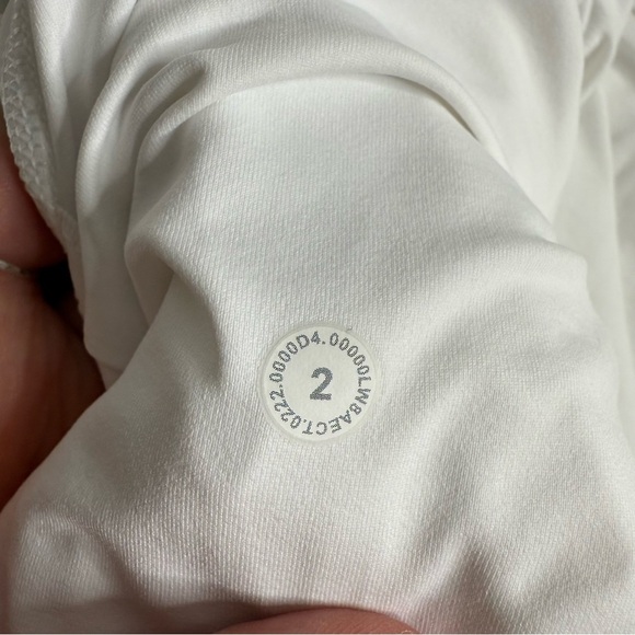 Lululemon - Hotty Hot High Rise Athletic Skort Skirt white Size 2 Long - Picture 7 of 11